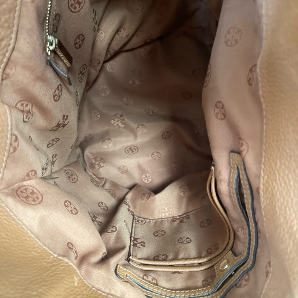 Authentic Rare Tory Burch All T Hobo Shoulder Bag Leather Purse Handbag - Picture 14 of 16